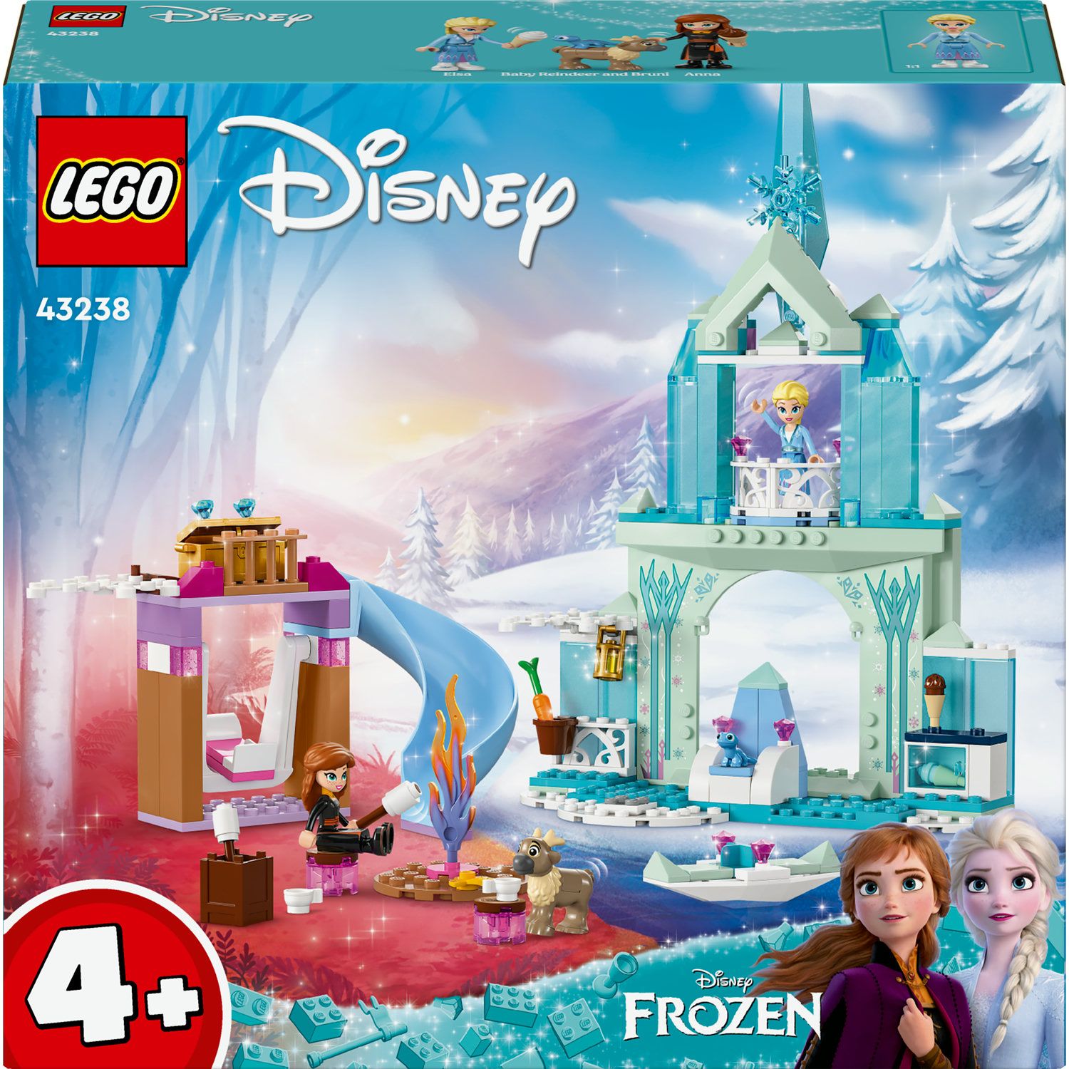 LEGO 43219 Disney Princess Châteaux Créatifs, Jouet Château avec  Mini-Poupées Belle et Cendrillon et Boîte de Rangement en Briques, Enfants,  Filles et Garçons 6 Ans : : Jouets