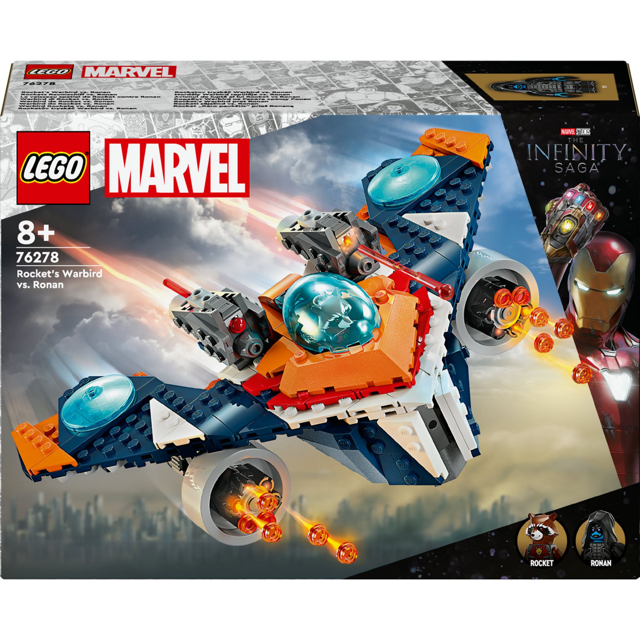 Lego Marvel La Voiture De Course De Spider-man Contre Le Bouffon Vert  Venomisé (76279)