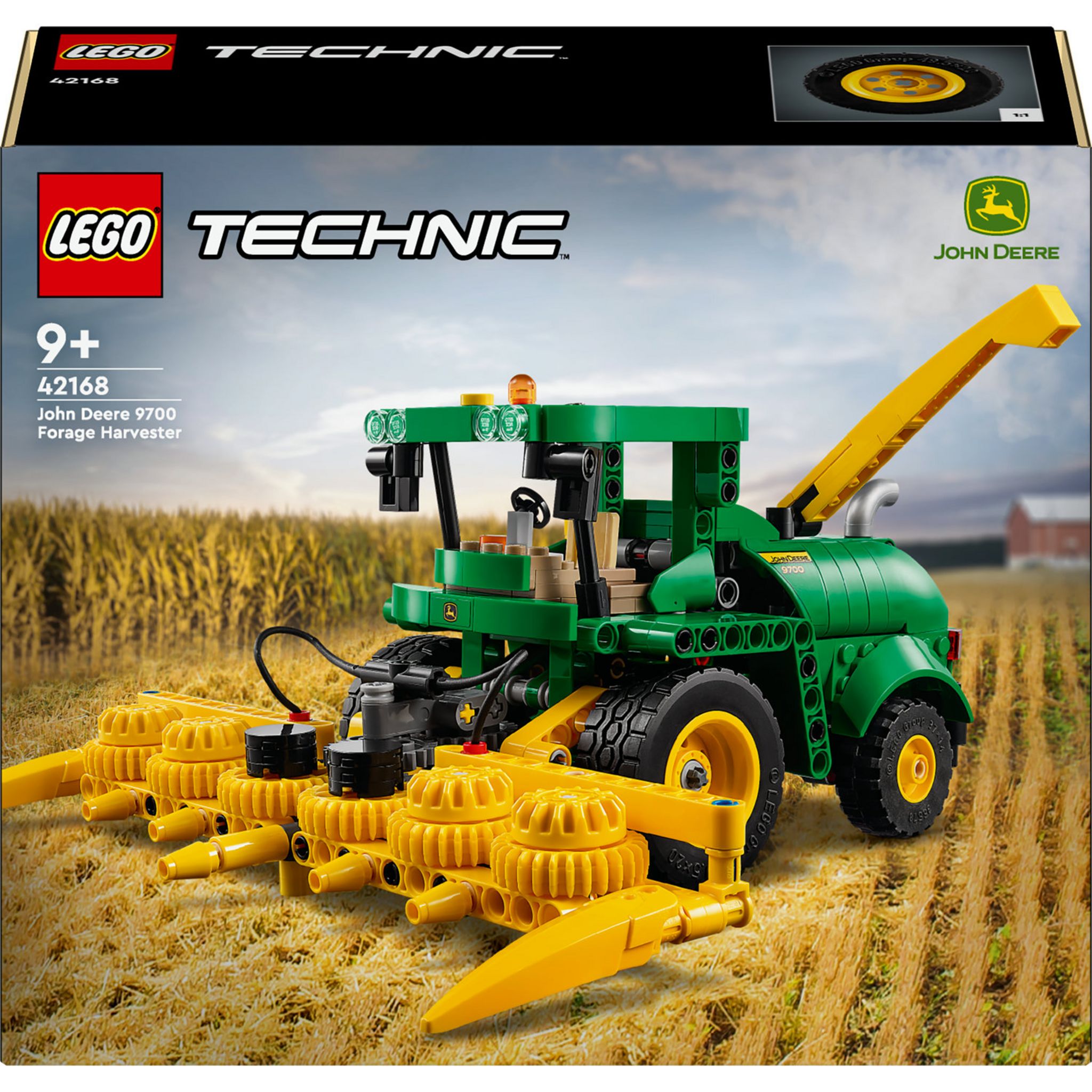 LEGO Technic 42136 pas cher, Tracteur John Deere 9620R 4WD