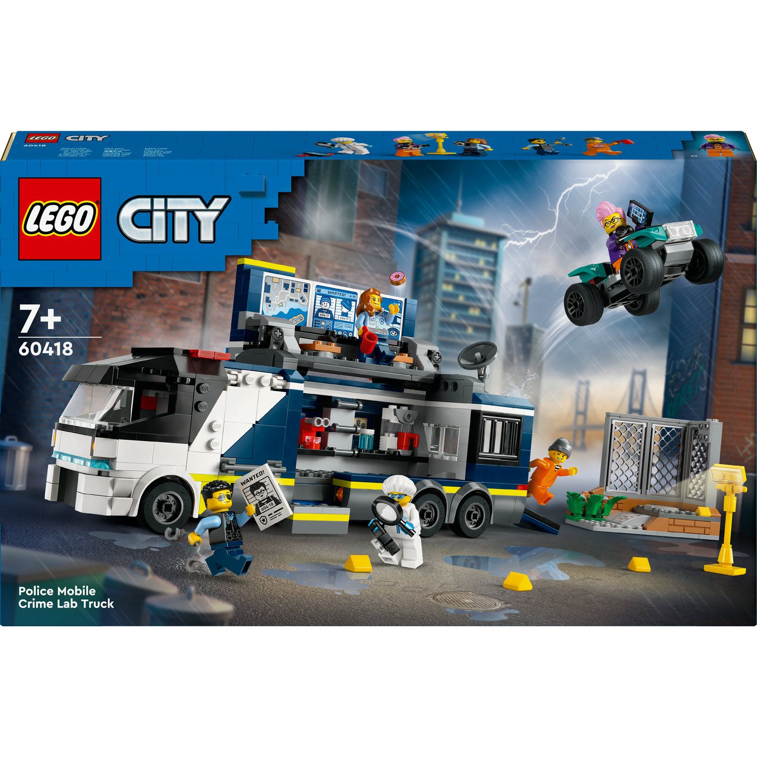 LEGO City 60414 pas cher, La caserne et le camion de pompiers