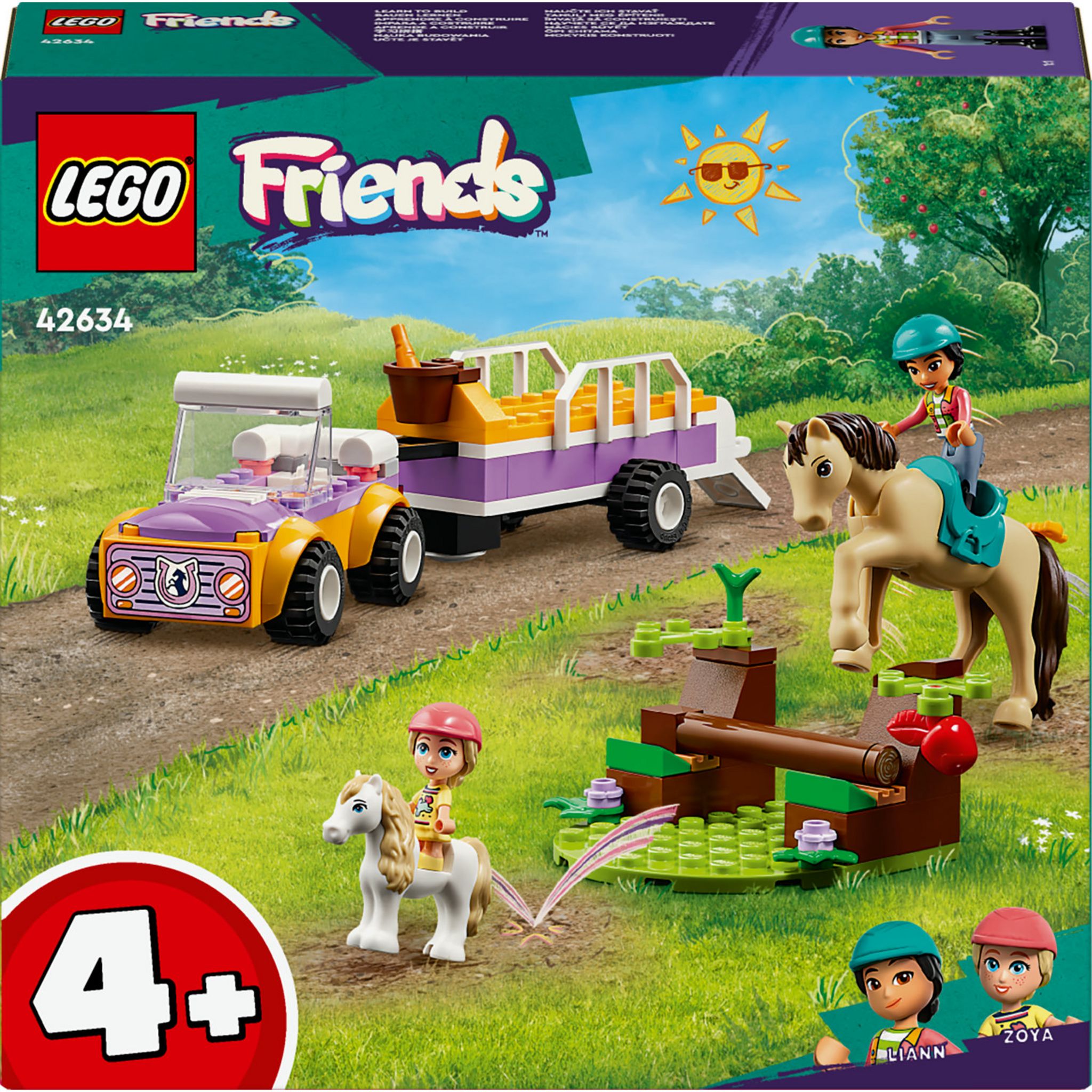 LEGO® Friends 41749 Le Camion de Reportage, avec Jouet de Sauvetage  d'Animaux, Figurine Mini-Poupée vert - Lego