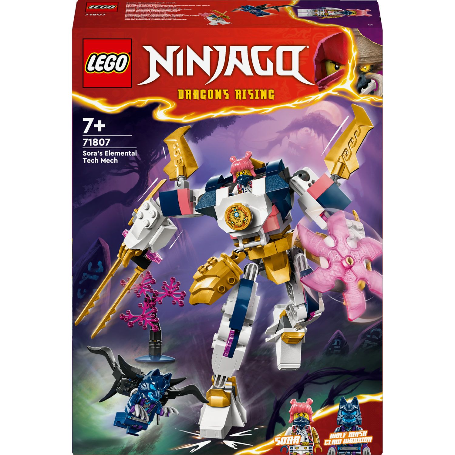 LEGO® NINJAGO 71792 Le Robot Bolide Transformable de Sora, Jouet de Ninja  pour Enfants 8 Ans bleu - Lego