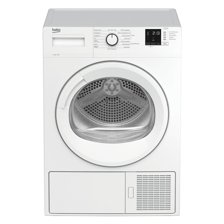 BEKO Sèche-linge hublot SLC07A1, 7 kg, Condensation, B pas cher 