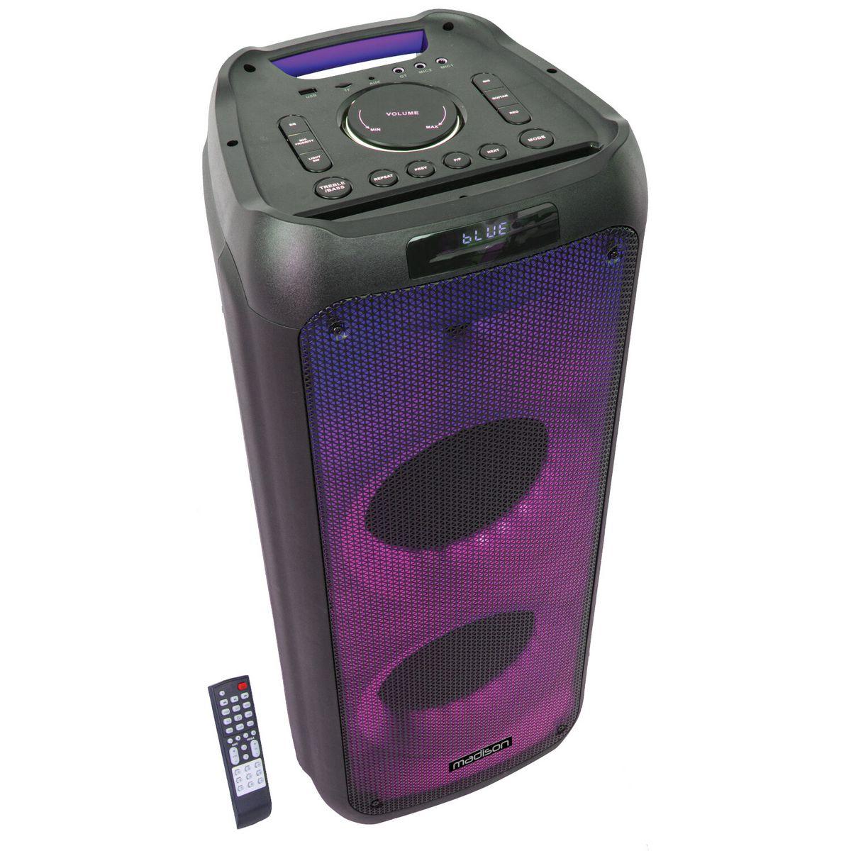 MUSE Enceinte portable M1986 DJ - Noir pas cher 