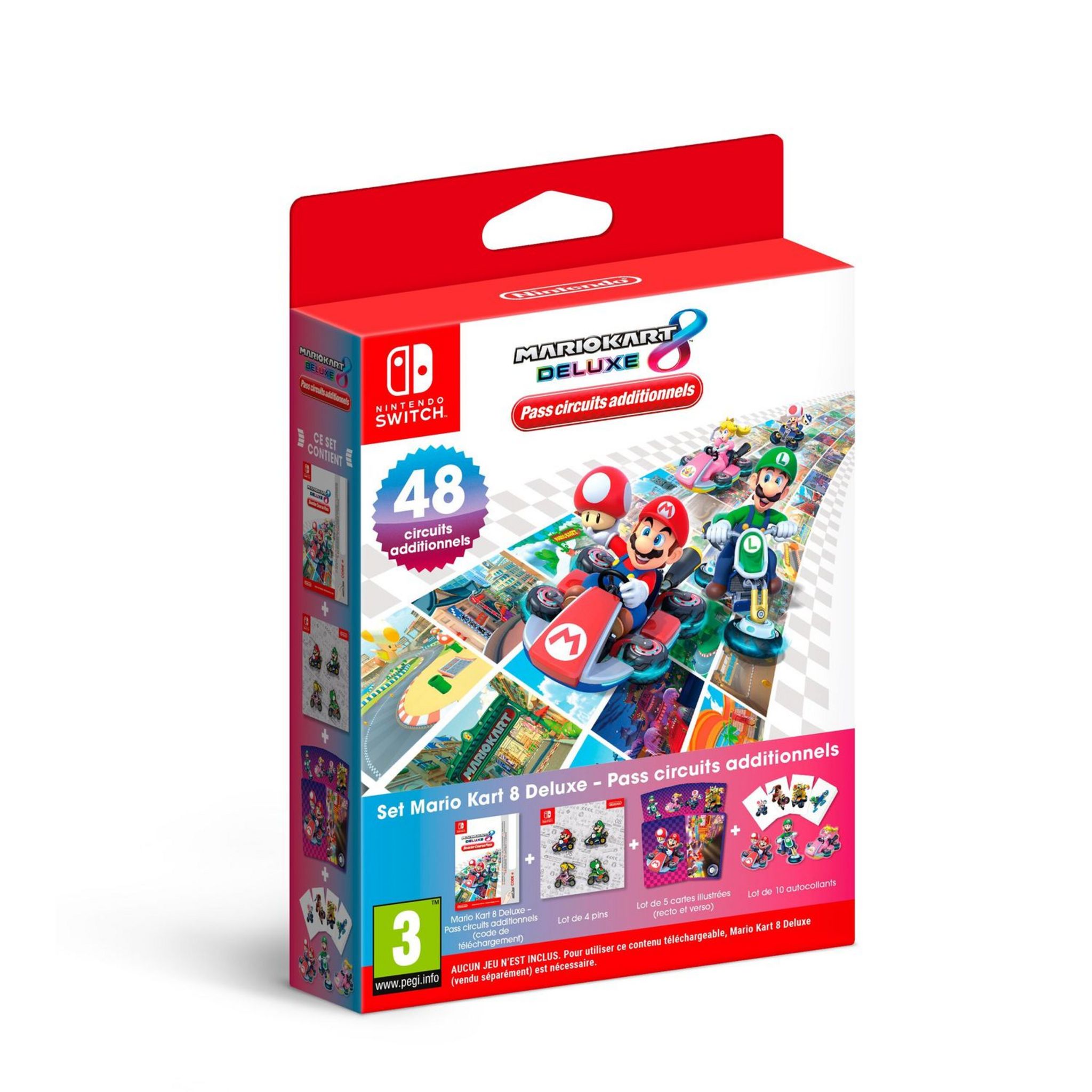 NINTENDO Set Mario Kart 8 Deluxe Pass Circuits Additionnels