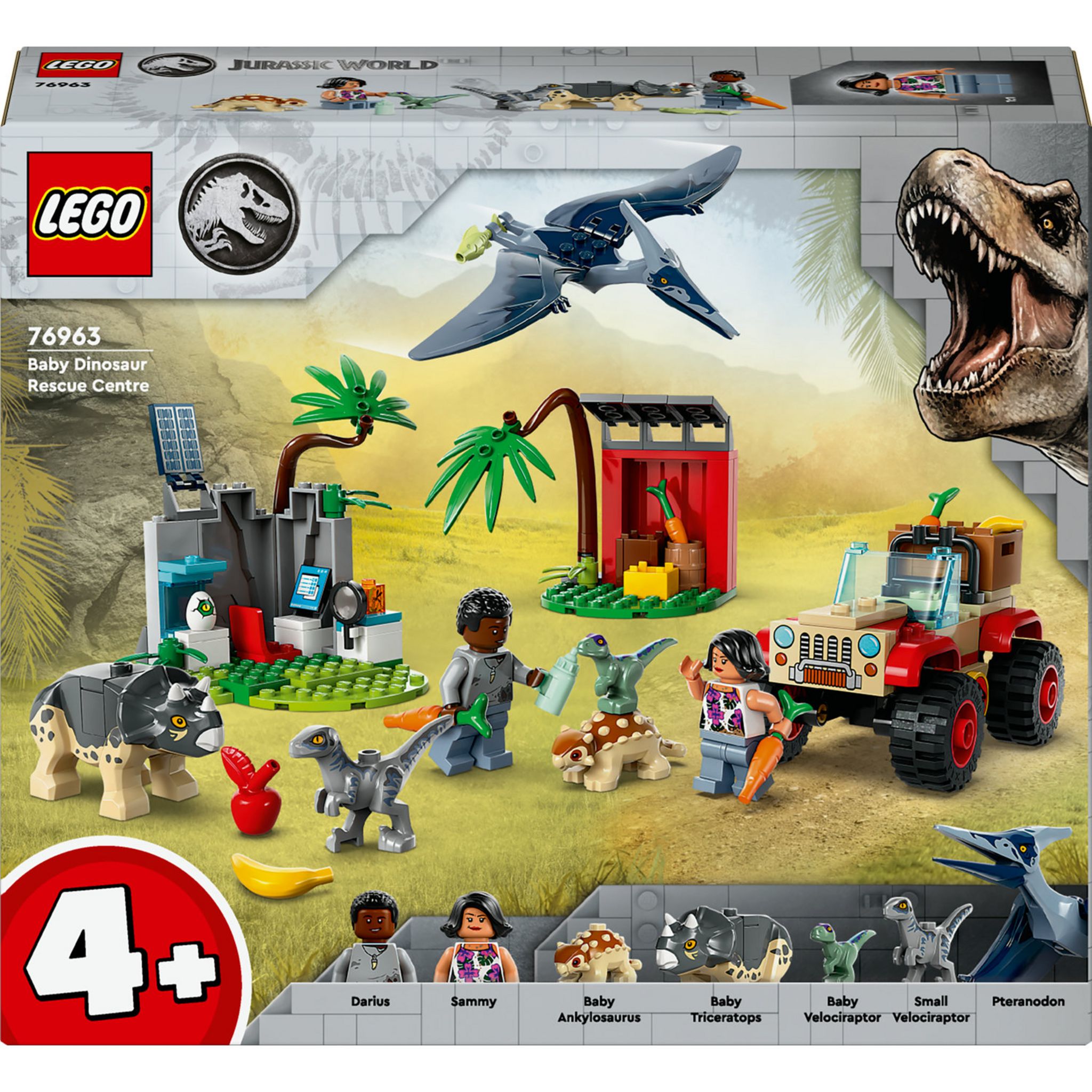LEGO Jurassic World 76964 pas cher, Les fossiles de dinosaures : le crâne  du T. rex