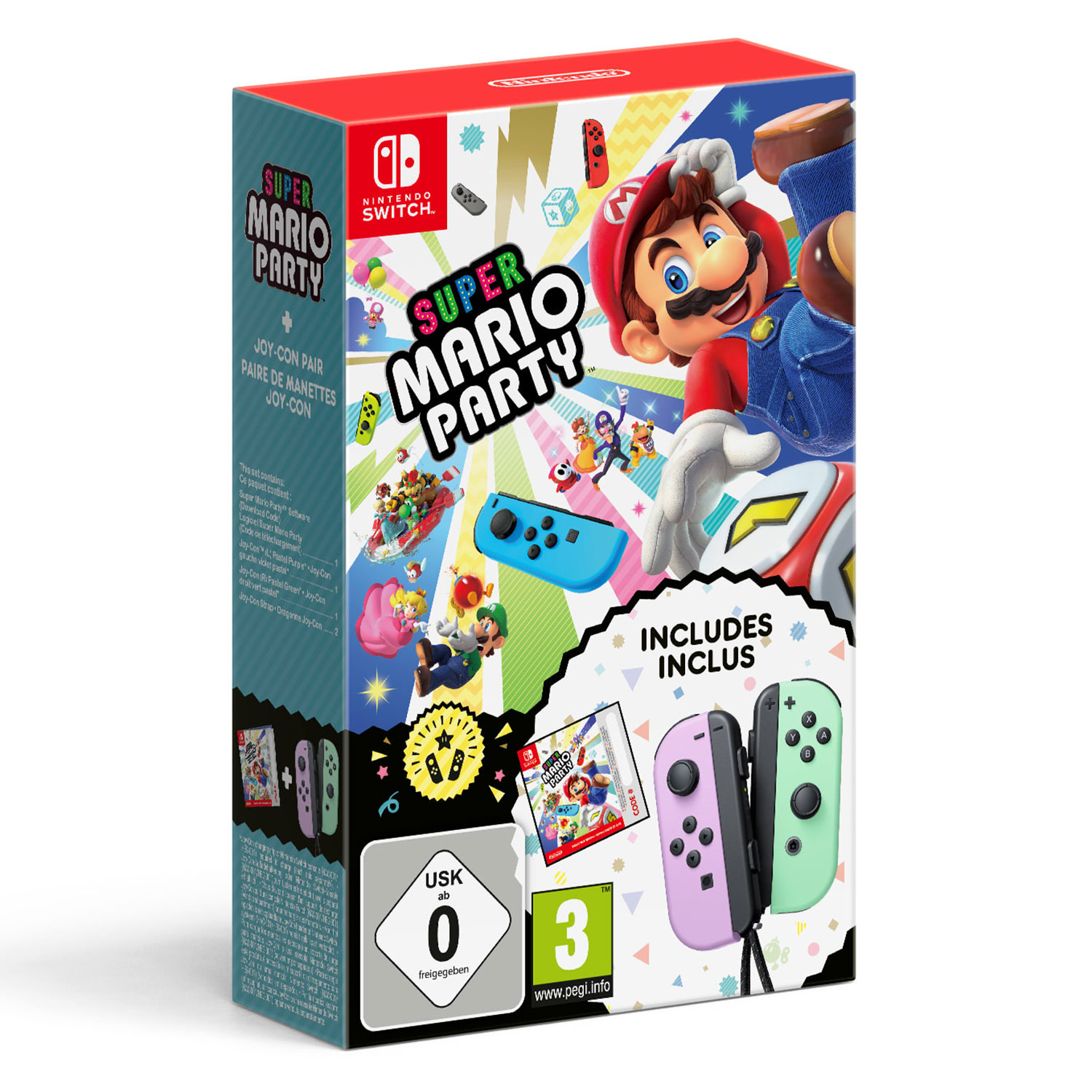 NINTENDO Pack Super Mario Party + paire de Manettes Joy-Con Gauche