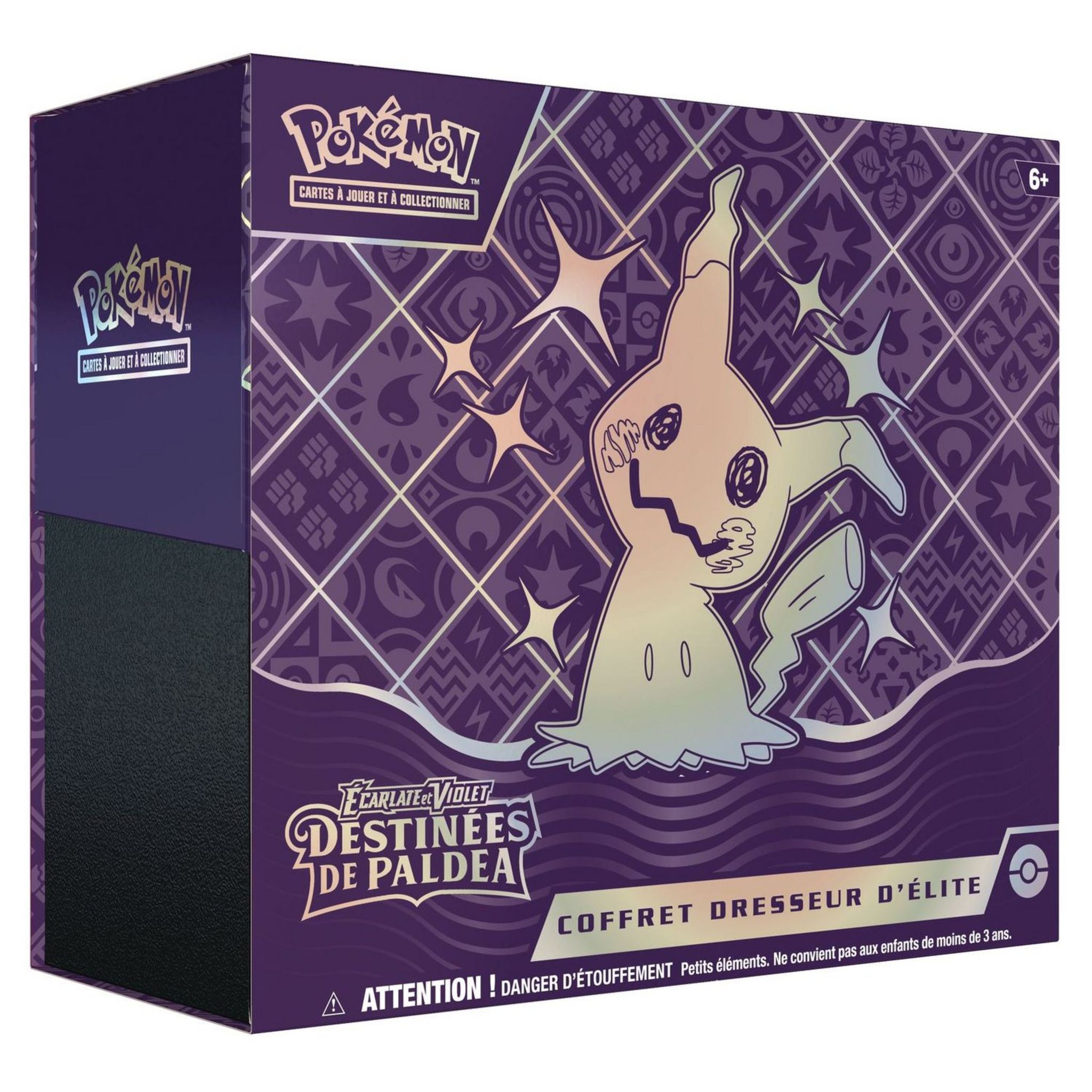 Pokemon - ecarlate et violet - coffret dresseur d'elite faille paradoxe  garde de fer, jeux de societe