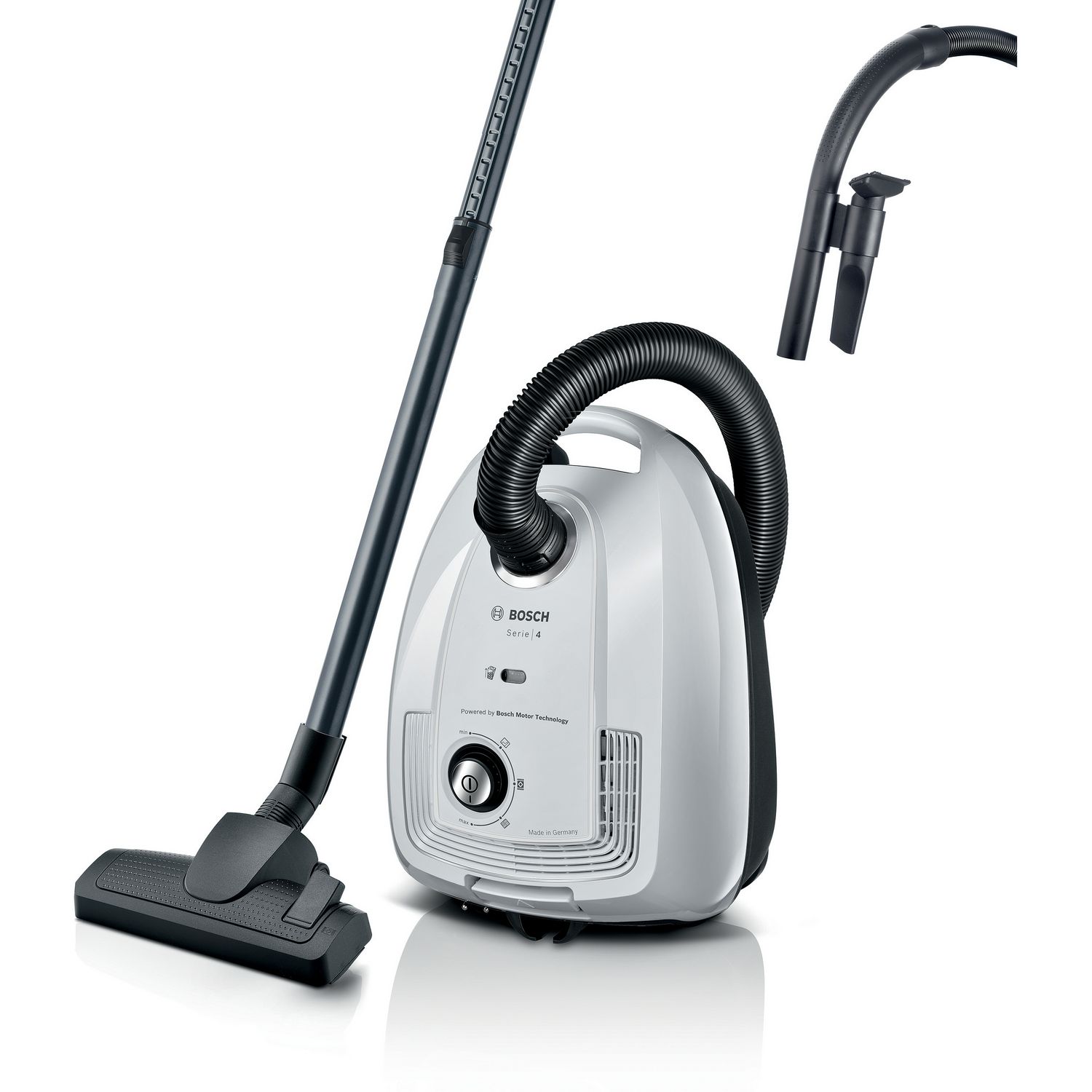 BOSCH Aspirateur tra neau avec sac BGL38WH2 Blanc pas cher