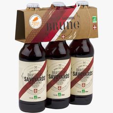 BRASSEURS SAVOYARDS Brasseurs savoyards Bière brune artisanale bio 5% bouteilles 3x33cl 3x33cl
