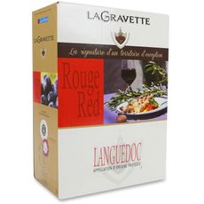 AOP Coteaux-du-Languedoc la Gravette rouge 3l 3L