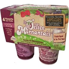 LE DELICE MORNANTAIS le delice mornantais yaourt aux fruits 4x125g