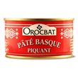OROCBAT Orocbat Pâté basque piquant 185g 185g