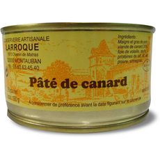 CONSERVERIE LARROQUE Larroque Pâté de canard 190g 190g
