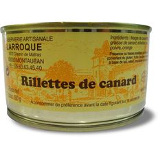 CONSERVERIE LARROQUE Larroque Rillettes de canard 190g 190g
