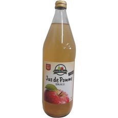 FRUIT DES WEPPES Fruit des weppes Jus de pommes 100% pur jus bouteille verre 1l 1l