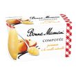 BONNE MAMAN Compotée de pommes à la vanille naturelle 2x130g