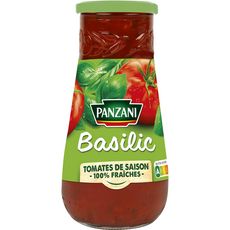 PANZANI Sauce aux tomates fraîches et basilic, en bocal 600g