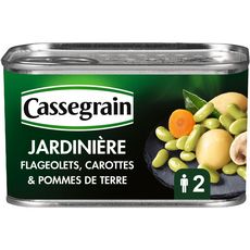 CASSEGRAIN Jardinière flageolets, carottes et pommes de terre 265g