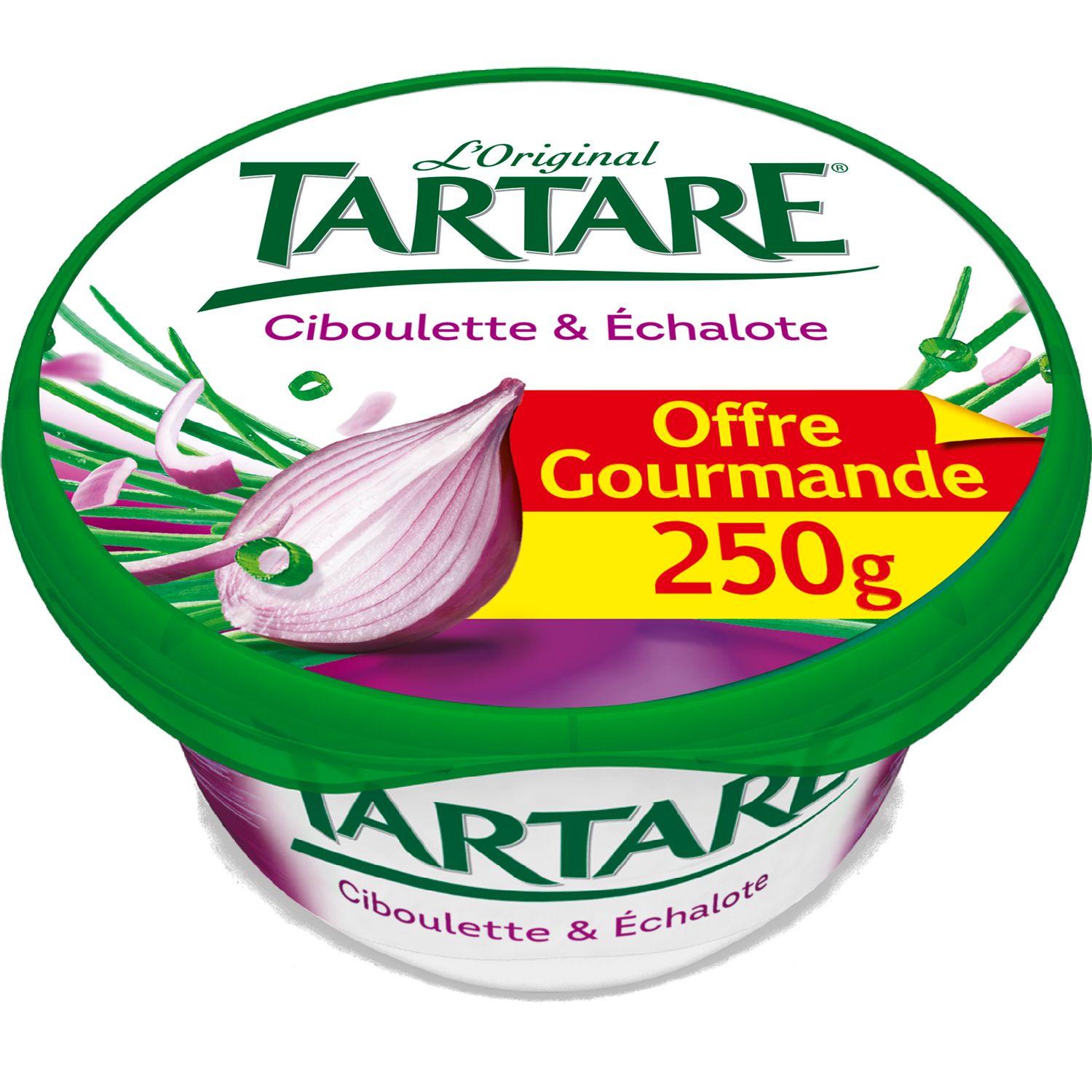 Tartinable de fromage frais ciboulette et échalote pour les