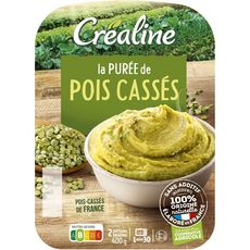 Crealine Puree De Pois Casses De France 2 Portions 2x0g Pas Cher A Prix Auchan
