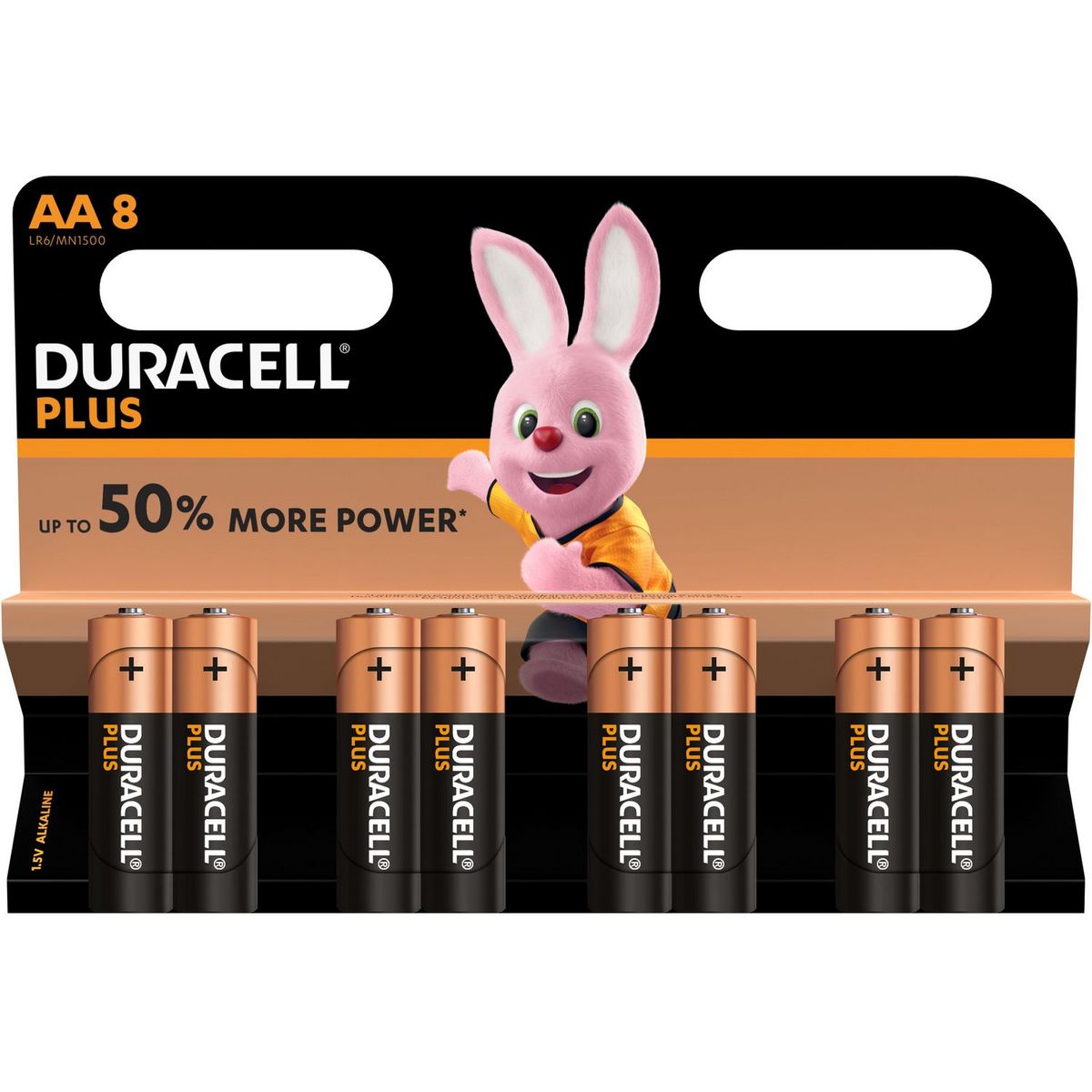 DURACELL Piles LR06/AA alcaline power plus 1,5v