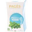 PAGES Infusion bio menthe digestion 20 sachets 30g