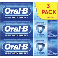 ORAL-B Pro Expert dentifrice protection professionnelle menthe extra-fraîche 2x75ml