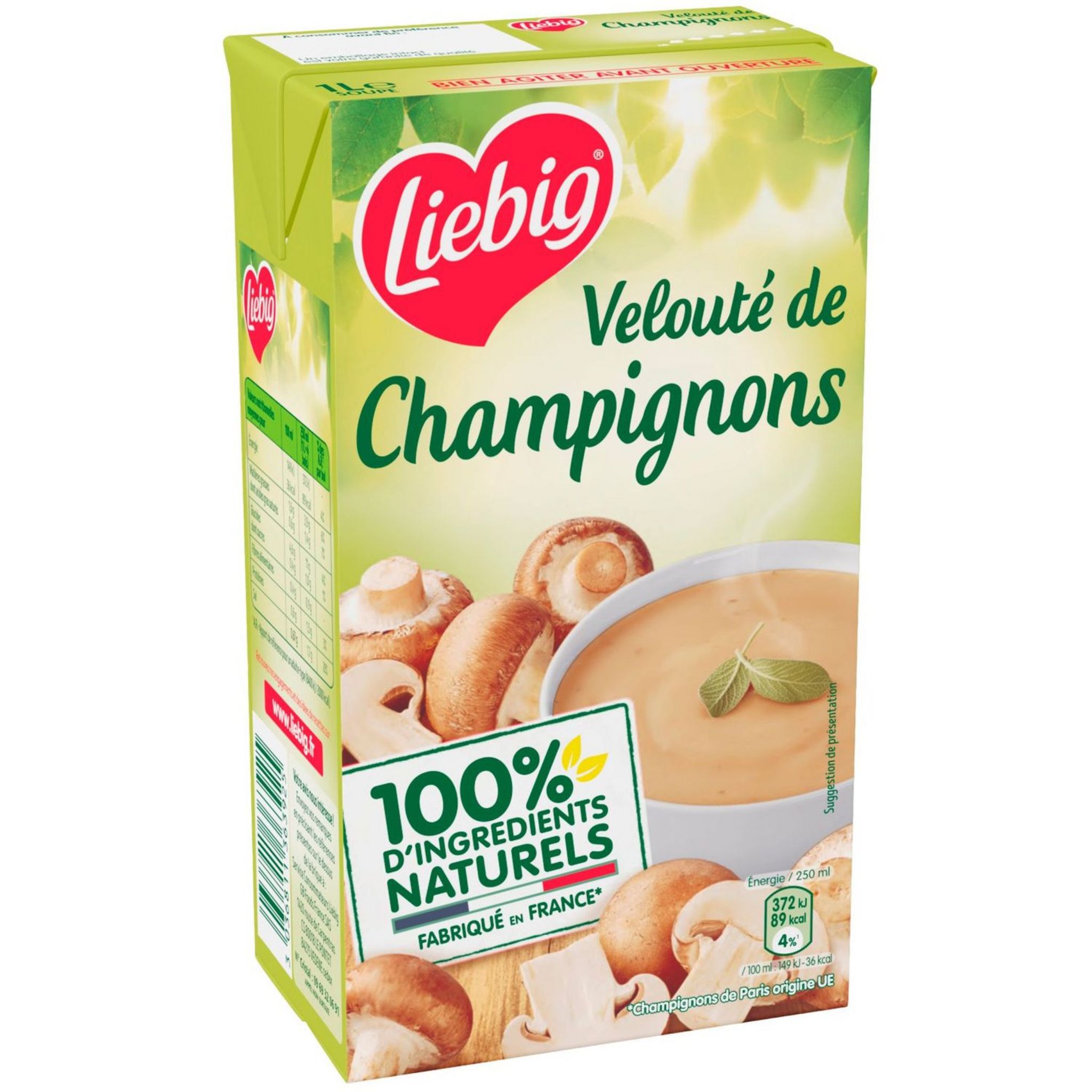 Soupe de discount champignons en boite