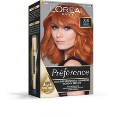 L OREAL L'Oréal Préférence coloration permanente 7.4 mango cuivré intense 4 produits 1 kit