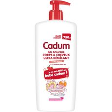 CADUM Cadum Gel douche enfant corps & cheveux fraise bio 750ml 750ml