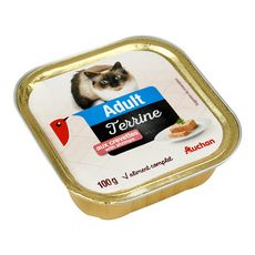 Auchan Terrine De Patee A La Crevette Pour Chat 100g Pas Cher A Prix Auchan