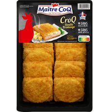 MAITRE COQ Maître Coq CroQ Poulet double fromage 10 pièces 1kg