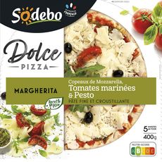 SODEBO Sodebo Pizza dolce margherita 400g 400g