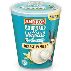 ANDROS ANDROS Dessert végétal brassé à la vanille 400g 400g