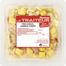 AUCHAN LE TRAITEUR Auchan Le Traiteur Trio choux-jambon-comté 300g 300g