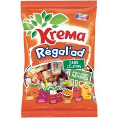 KREMA Régal'ad assortiment de bonbons fruités 380g