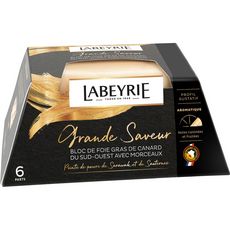 BLOC DE FOIE GRAS DE CANARD DU SUD-OUEST MORCEAUX - Labeyrie - 200 g