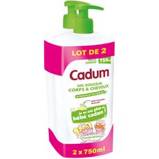 Cadum Cadum Shampooing Douche Amande Douce 2x750ml Pas Cher A Prix Auchan