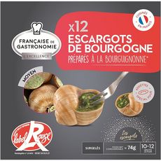 FRANCAISE DE GASTRONOMIE Française de Gastronomie Escargots préparés label rouge 74g 12 pièces 74g