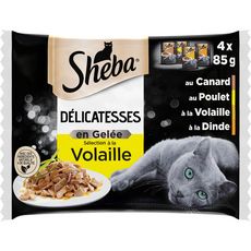 Sheba Sachets Repas Classic Soup Aux Filets De Thon Pour Chat 4x40g Pas Cher A Prix Auchan