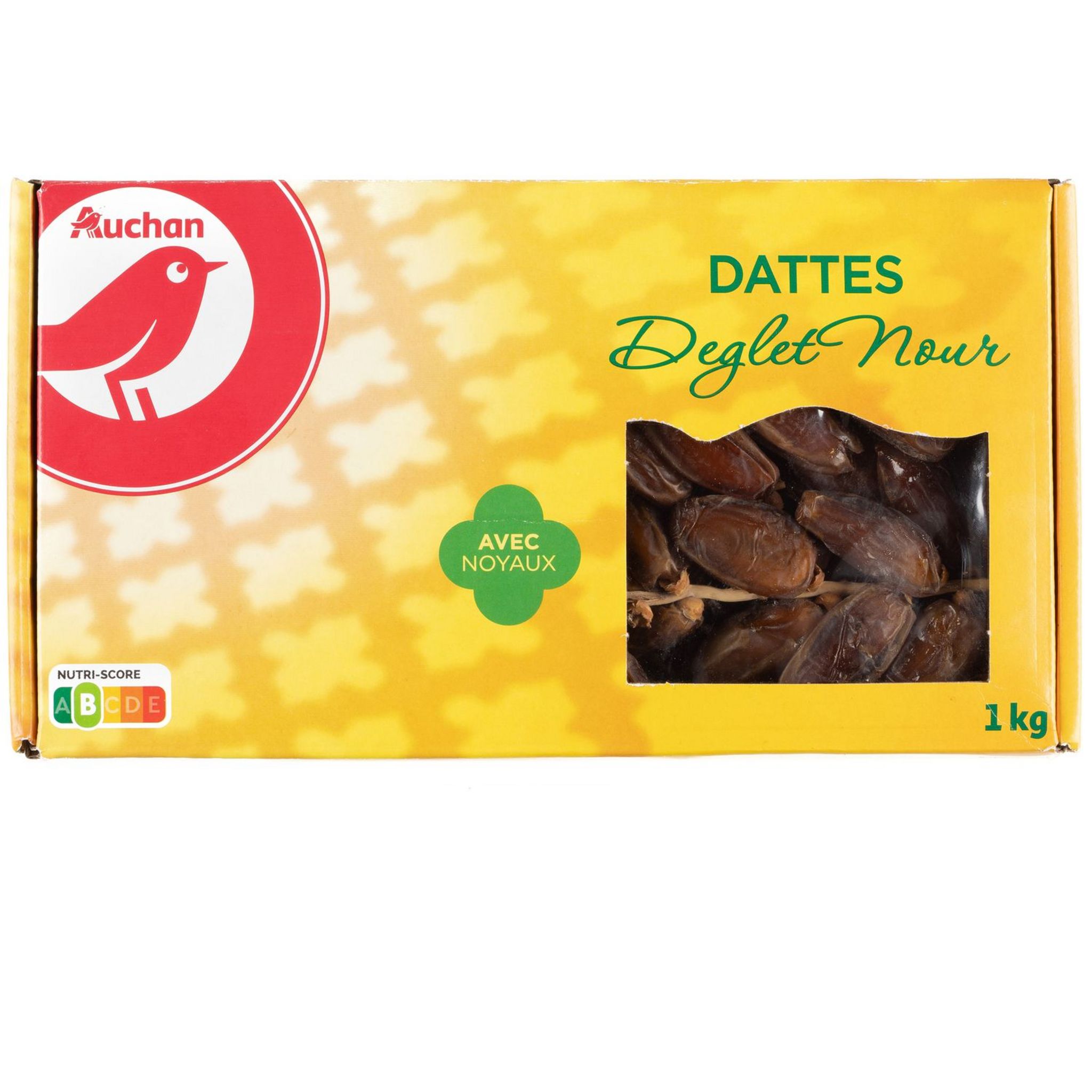 AUCHAN Dattes dénoyautées moelleuses 250g pas cher 