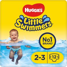 Huggies Little Swimmers Couches Piscine Taille 2 3 3 8kg 12 Couches Pas Cher A Prix Auchan