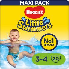 Huggies Little Swimmers Couches Piscine Taille 2 3 3 8kg 12 Couches Pas Cher A Prix Auchan