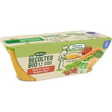 Bledina Petit Pot Legumes Boulghour Et Bœuf Bio Des 12 Mois 2x0g Pas Cher A Prix Auchan