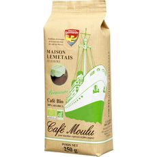 MAISON LEMETAIS Café bio moulu premium 100% arabica 250g