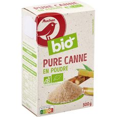 Auchan Bio Sucre De Canne Blond En Poudre 500g Pas Cher A Prix Auchan