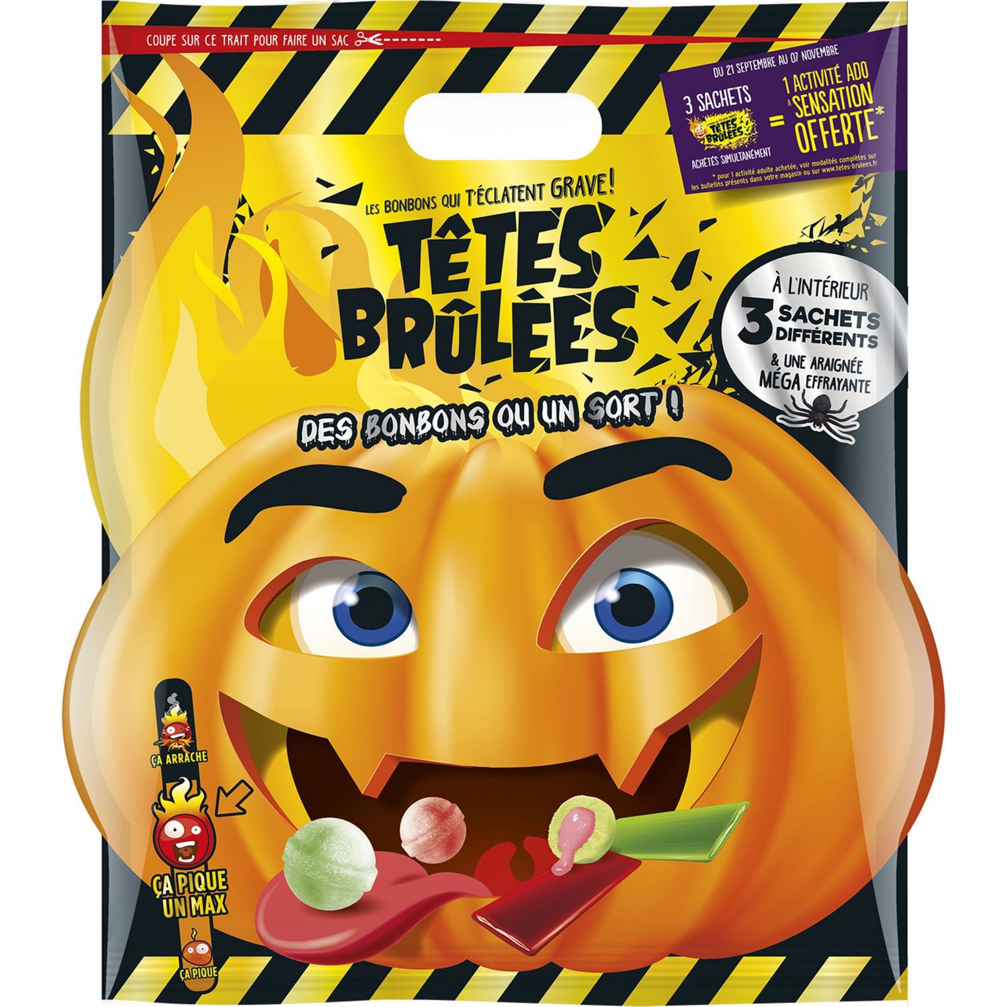 Têtes brûlées barres de rire pomme par 150