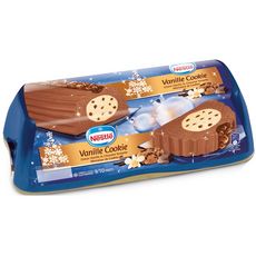 NESTLE Nestlé Bûche glacée vanille cookie 9-10 parts 526g 9-10 parts 526g