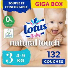 LOTUS Baby Couche taille 3 (4/9 kg) 132 couches